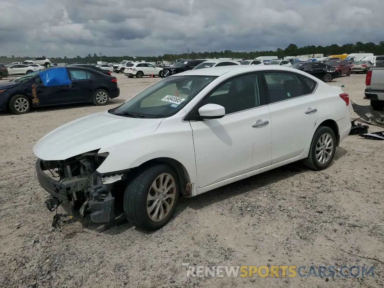 1 Фотография поврежденного автомобиля 3N1AB7AP0KL604630 NISSAN SENTRA 2019