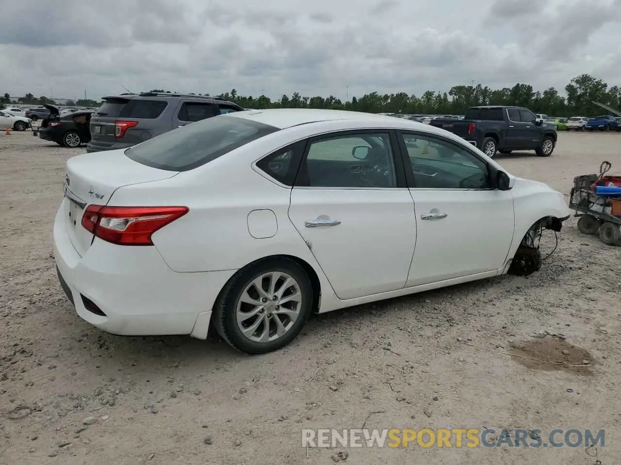 3 Фотография поврежденного автомобиля 3N1AB7AP0KL604630 NISSAN SENTRA 2019