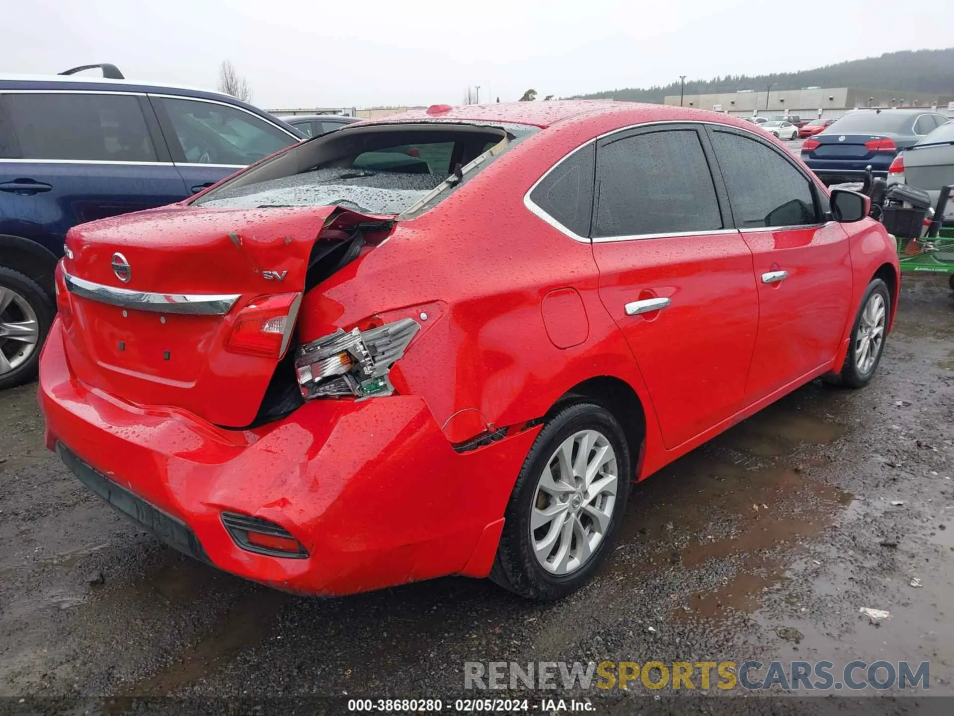 4 Фотография поврежденного автомобиля 3N1AB7AP0KL609147 NISSAN SENTRA 2019