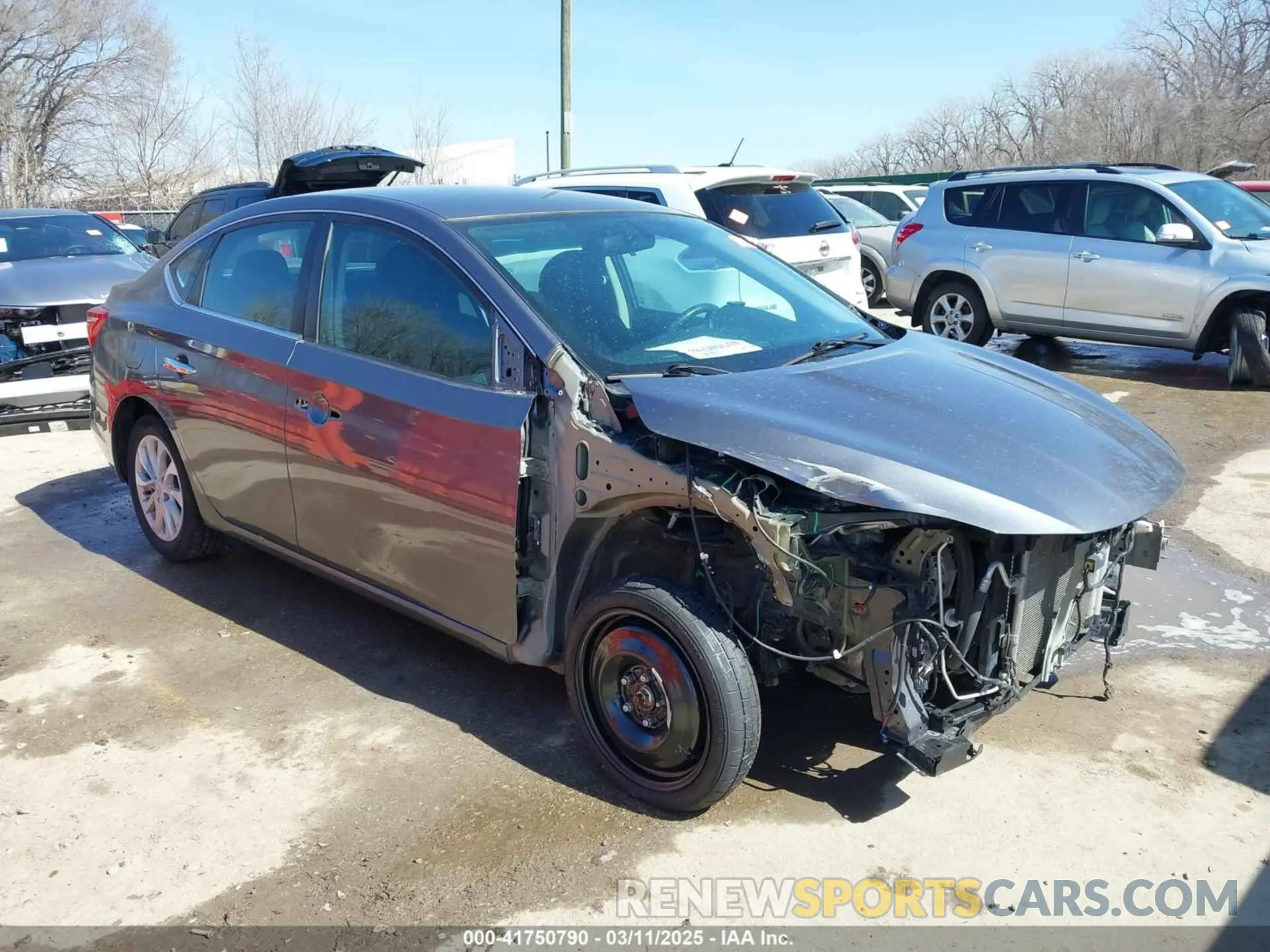 14 Photograph of a damaged car 3N1AB7AP0KL626675 NISSAN SENTRA 2019