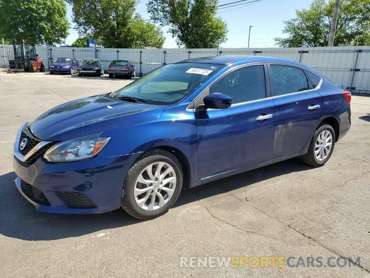 1 Photograph of a damaged car 3N1AB7AP0KY211018 NISSAN SENTRA 2019