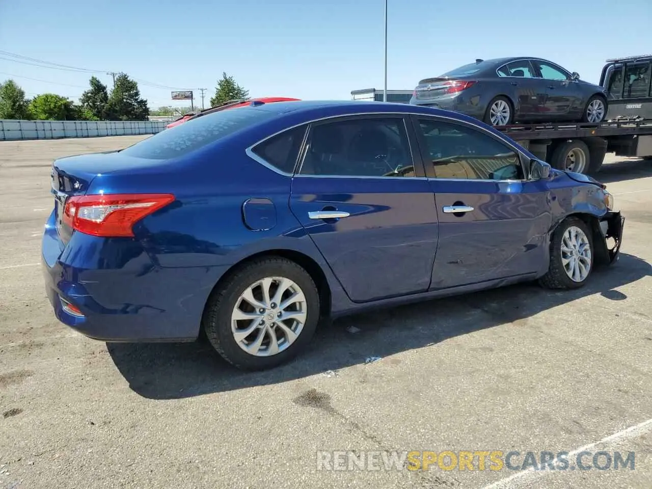 3 Photograph of a damaged car 3N1AB7AP0KY211018 NISSAN SENTRA 2019