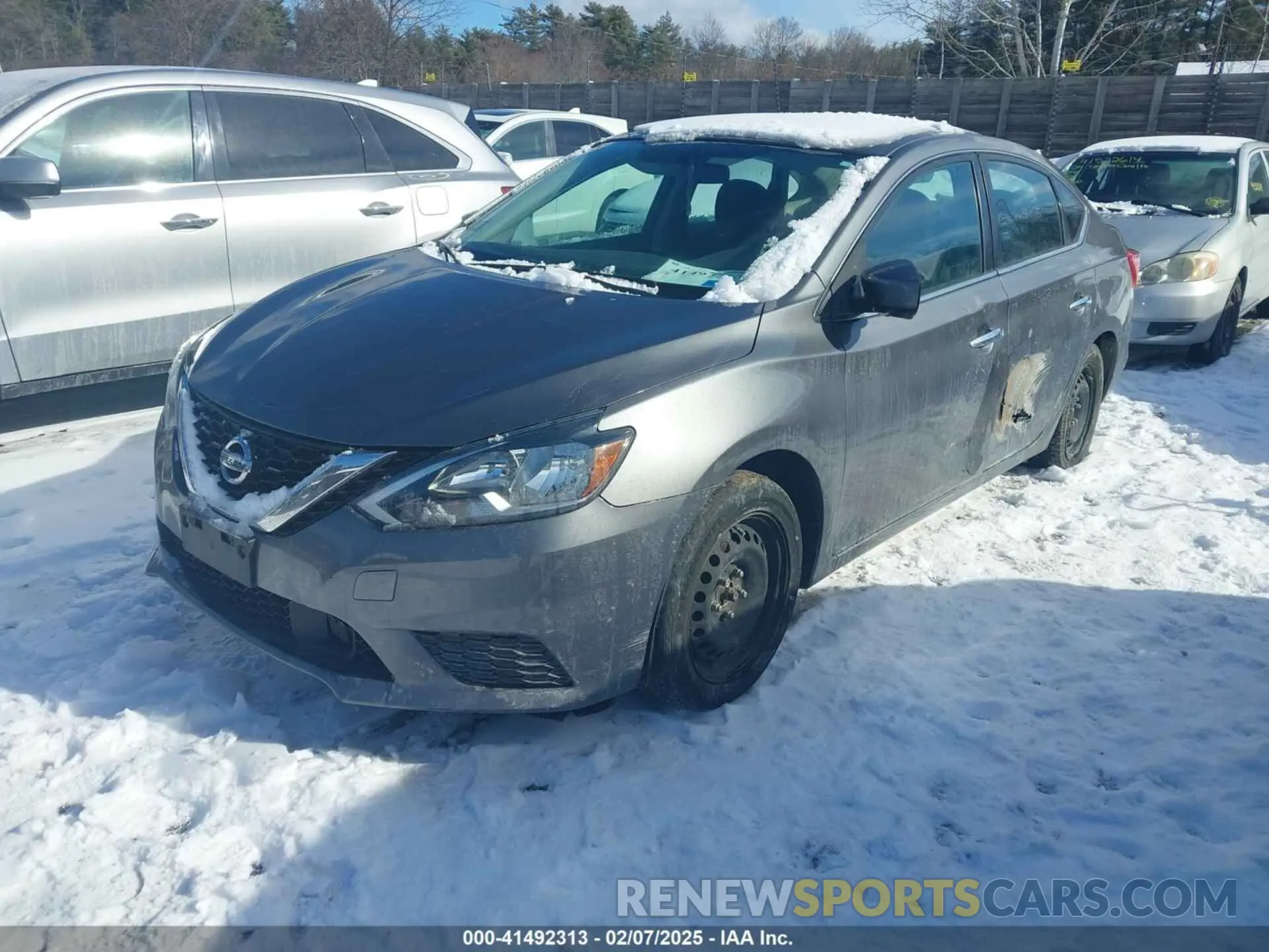 2 Photograph of a damaged car 3N1AB7AP0KY241667 NISSAN SENTRA 2019