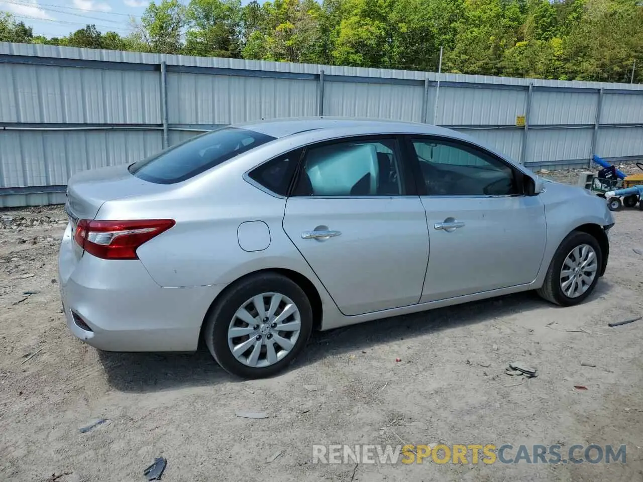 3 Photograph of a damaged car 3N1AB7AP0KY244486 NISSAN SENTRA 2019