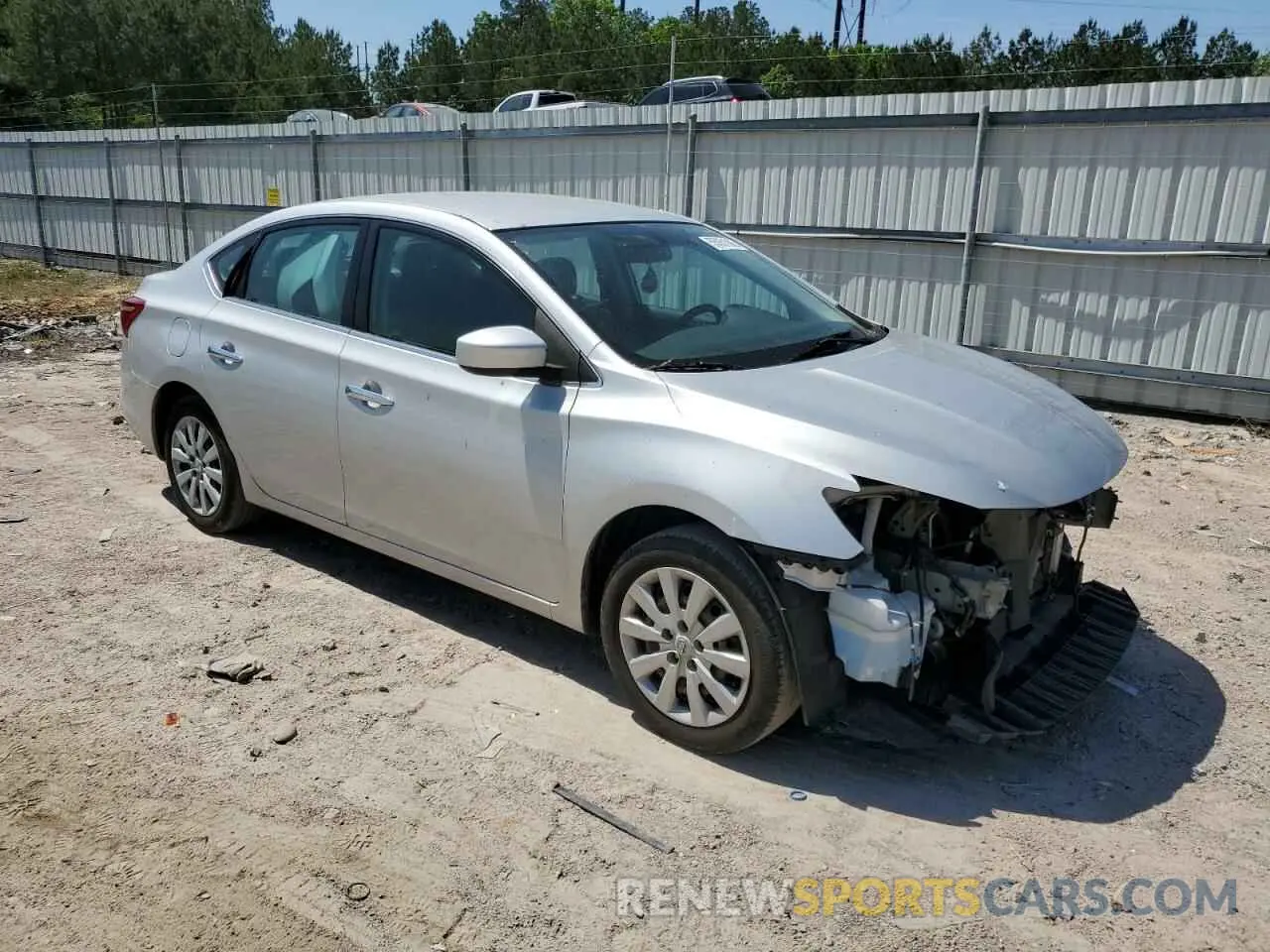 4 Photograph of a damaged car 3N1AB7AP0KY244486 NISSAN SENTRA 2019