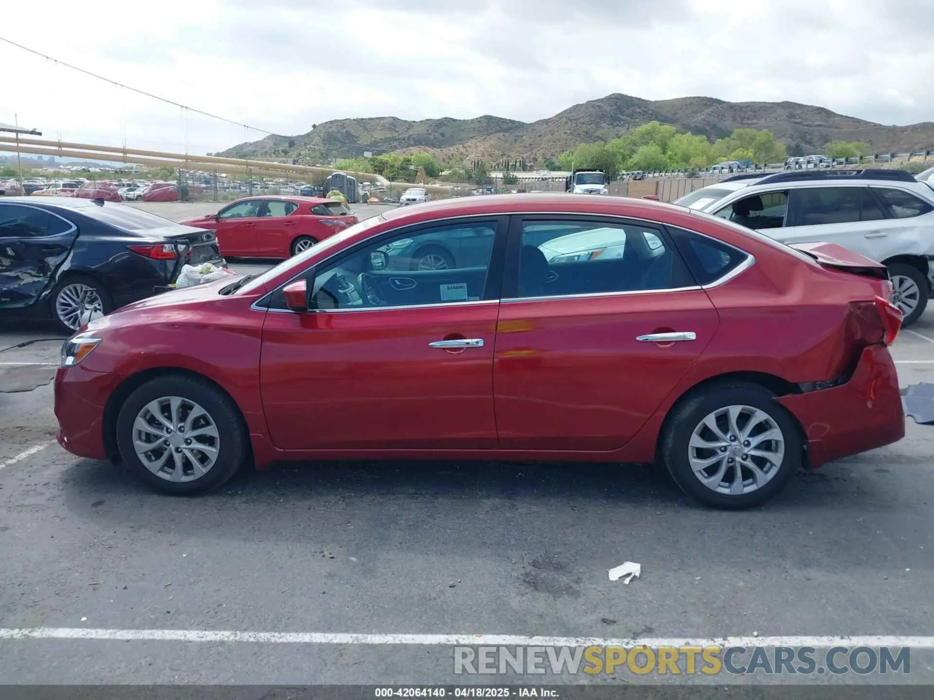 14 Photograph of a damaged car 3N1AB7AP0KY256847 NISSAN SENTRA 2019