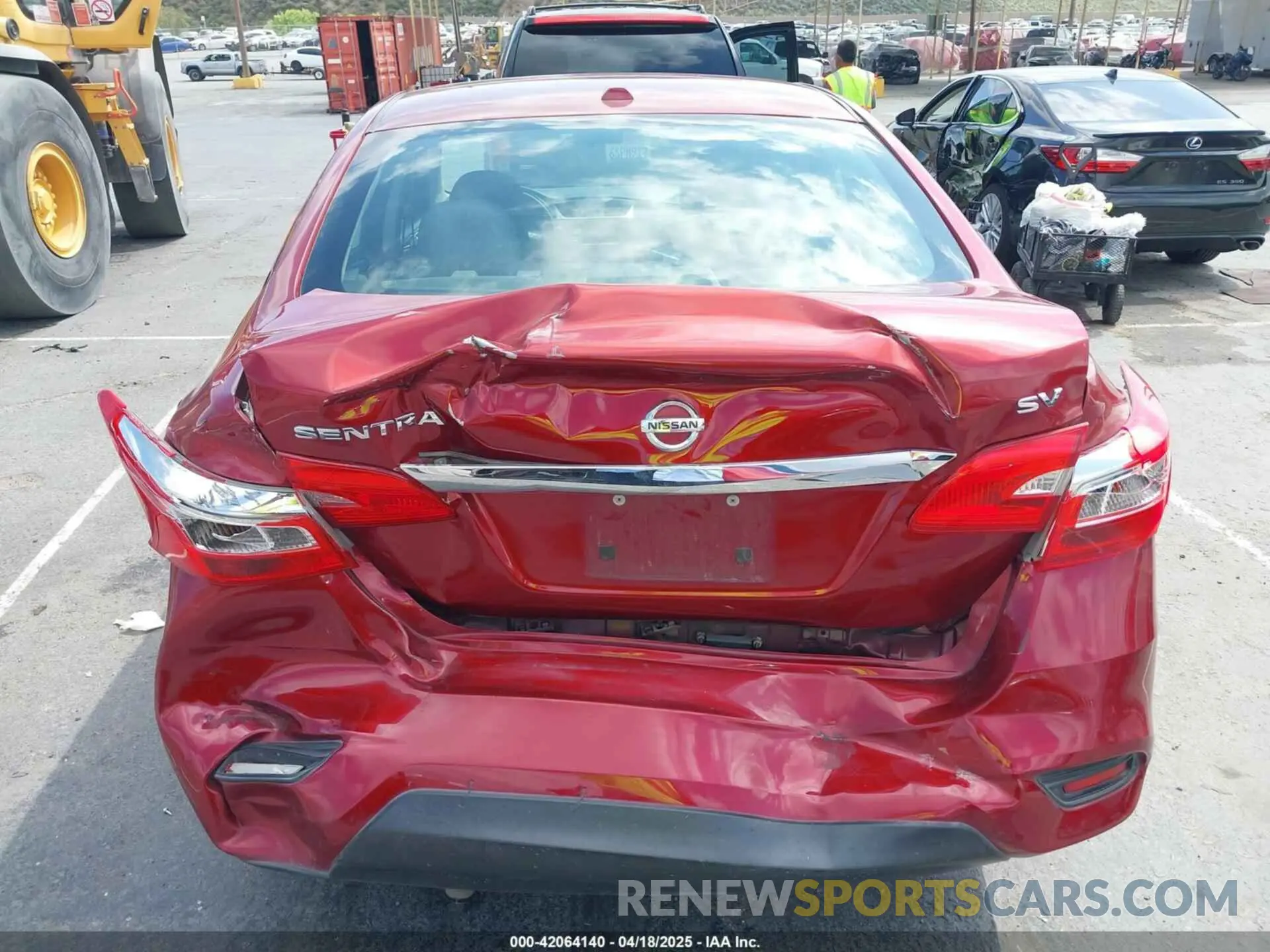 16 Photograph of a damaged car 3N1AB7AP0KY256847 NISSAN SENTRA 2019