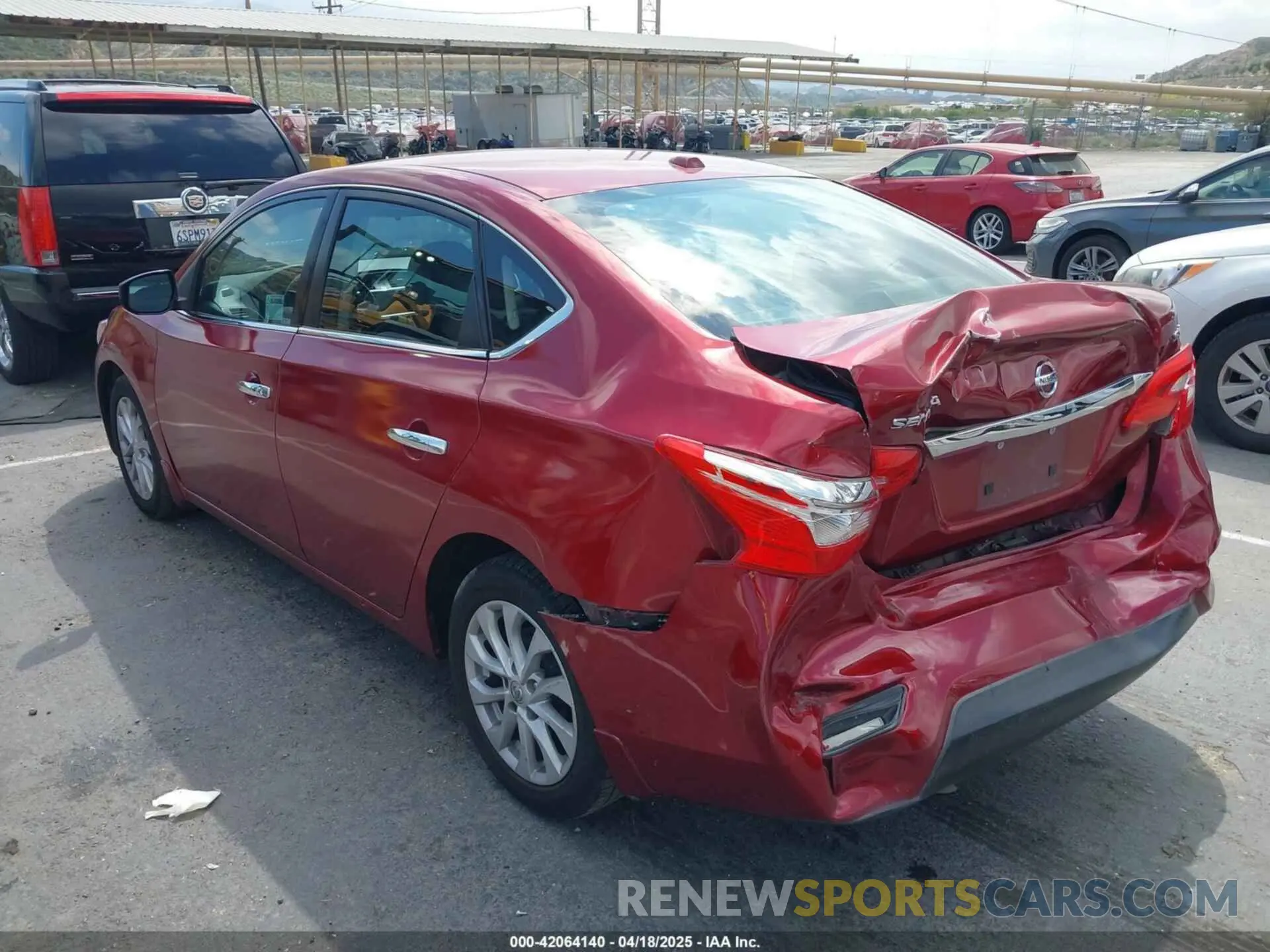 3 Photograph of a damaged car 3N1AB7AP0KY256847 NISSAN SENTRA 2019