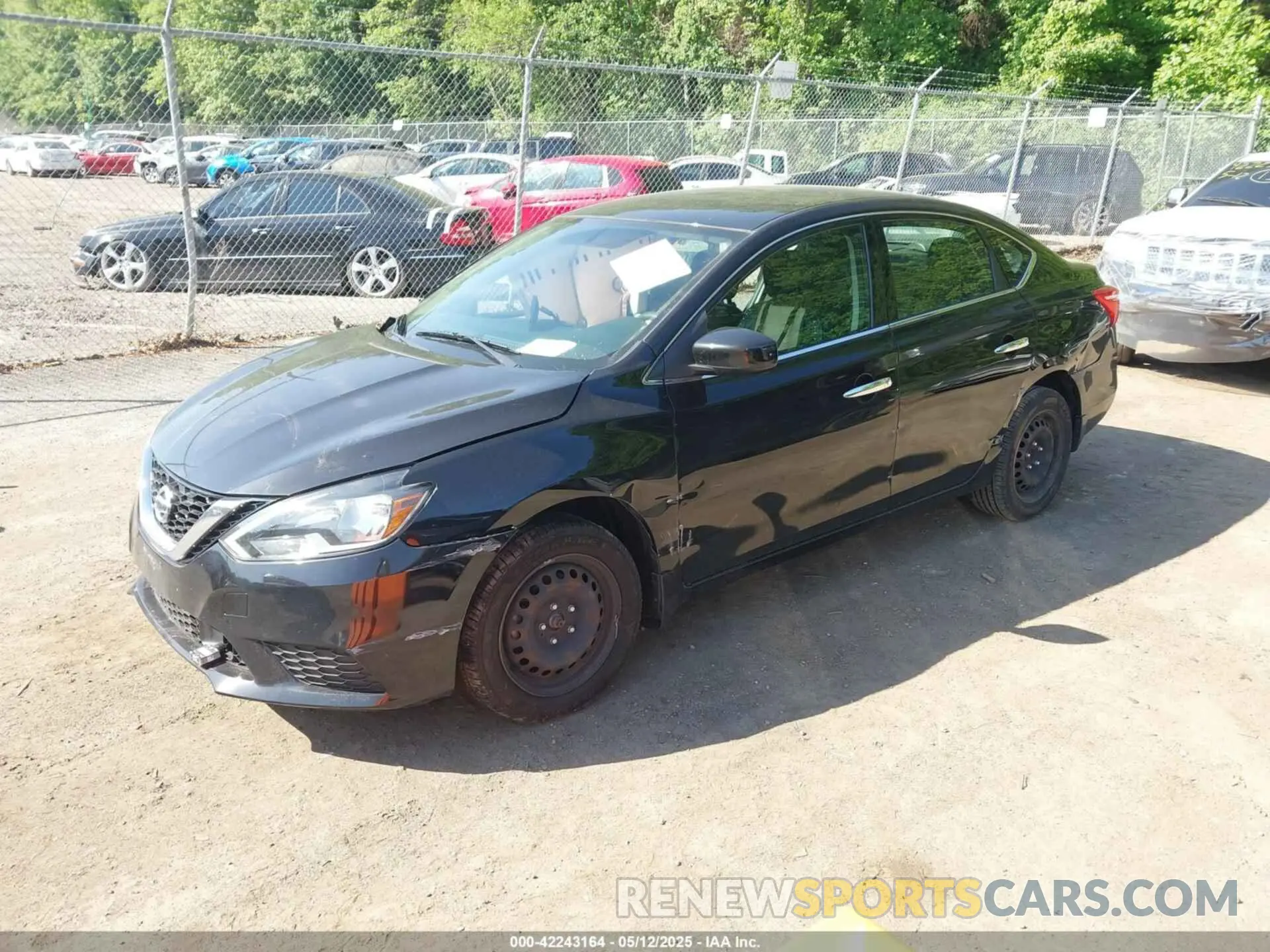 2 Photograph of a damaged car 3N1AB7AP0KY265645 NISSAN SENTRA 2019