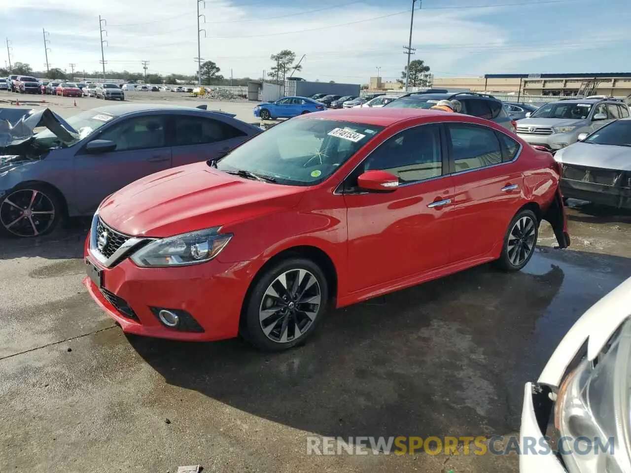 1 Фотография поврежденного автомобиля 3N1AB7AP0KY307506 NISSAN SENTRA 2019