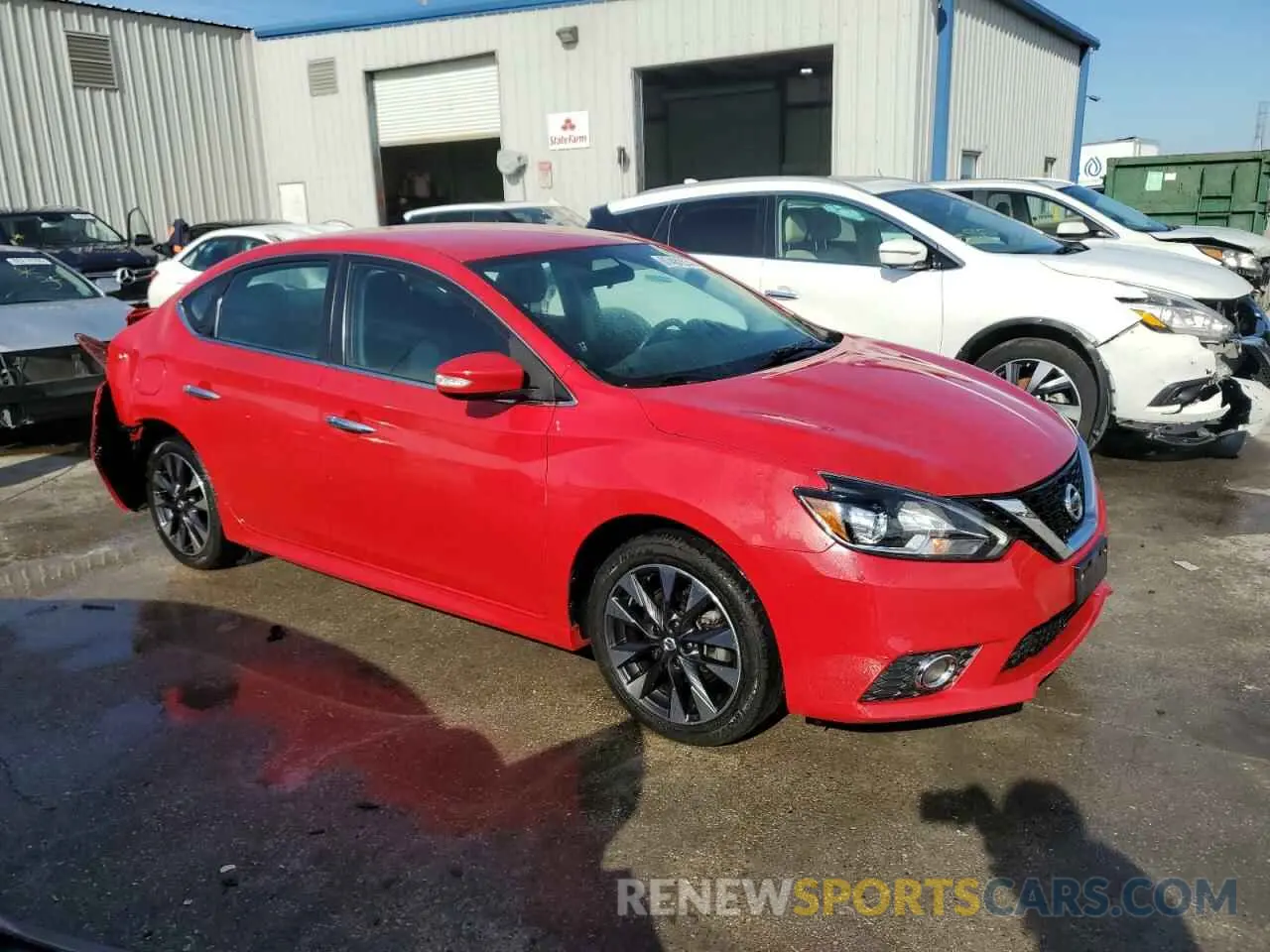 4 Фотография поврежденного автомобиля 3N1AB7AP0KY307506 NISSAN SENTRA 2019