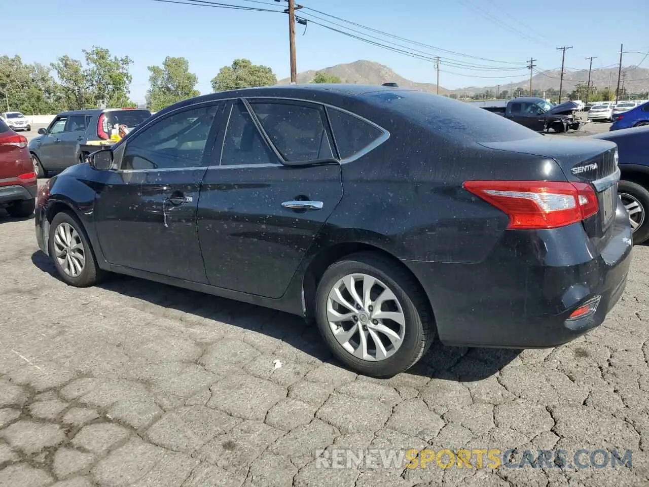 2 Photograph of a damaged car 3N1AB7AP0KY344894 NISSAN SENTRA 2019