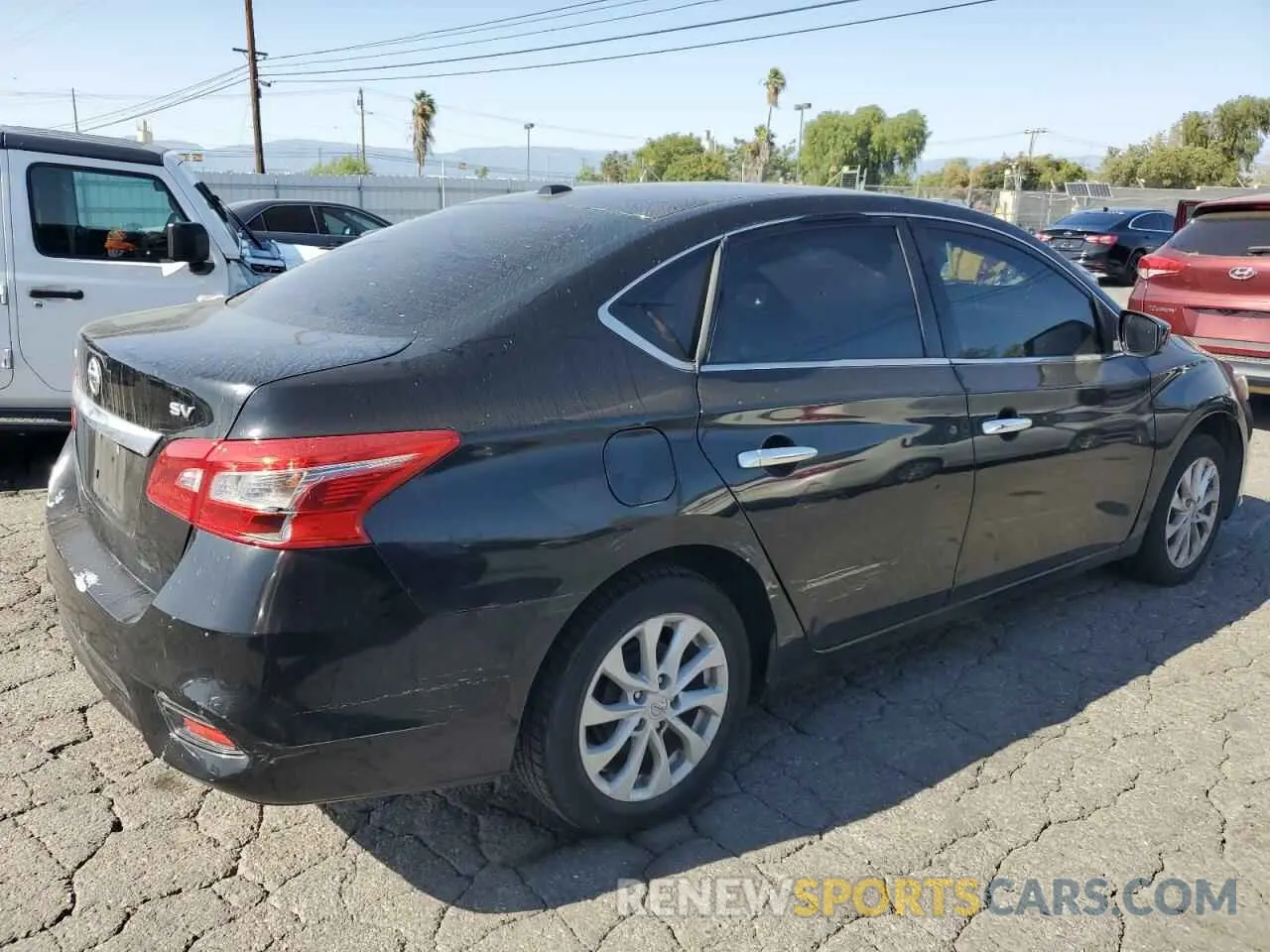 3 Photograph of a damaged car 3N1AB7AP0KY344894 NISSAN SENTRA 2019