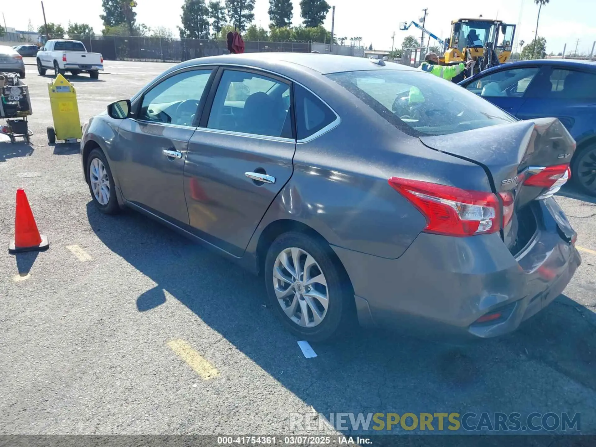3 Photograph of a damaged car 3N1AB7AP0KY349030 NISSAN SENTRA 2019