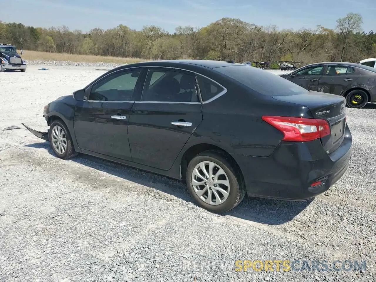 2 Photograph of a damaged car 3N1AB7AP0KY371741 NISSAN SENTRA 2019