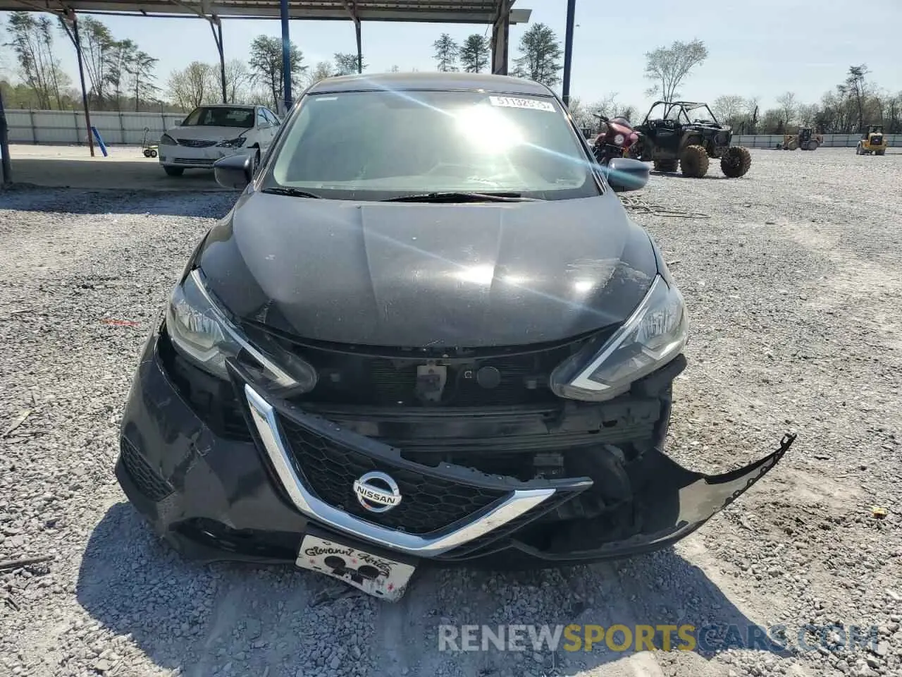 5 Photograph of a damaged car 3N1AB7AP0KY371741 NISSAN SENTRA 2019