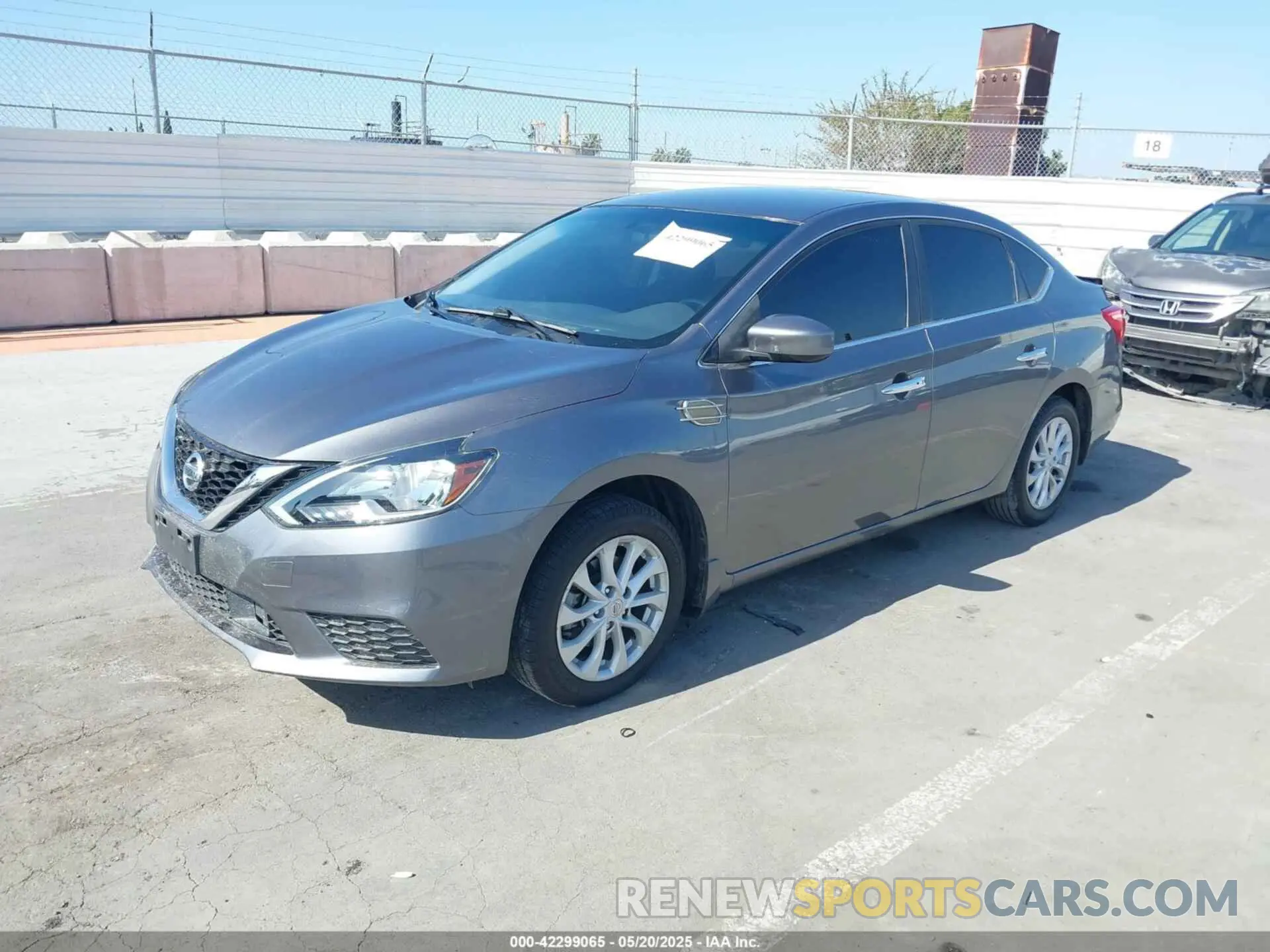 2 Photograph of a damaged car 3N1AB7AP0KY377054 NISSAN SENTRA 2019