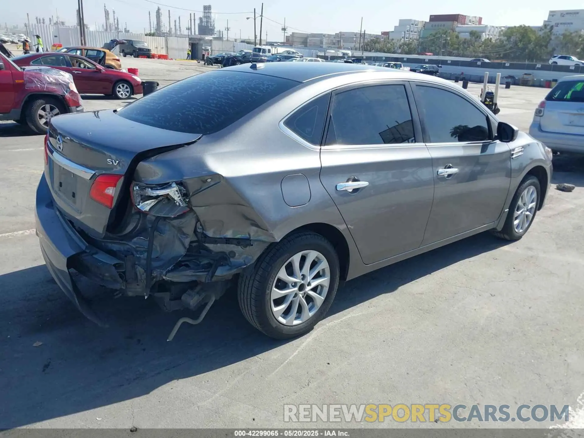 4 Photograph of a damaged car 3N1AB7AP0KY377054 NISSAN SENTRA 2019