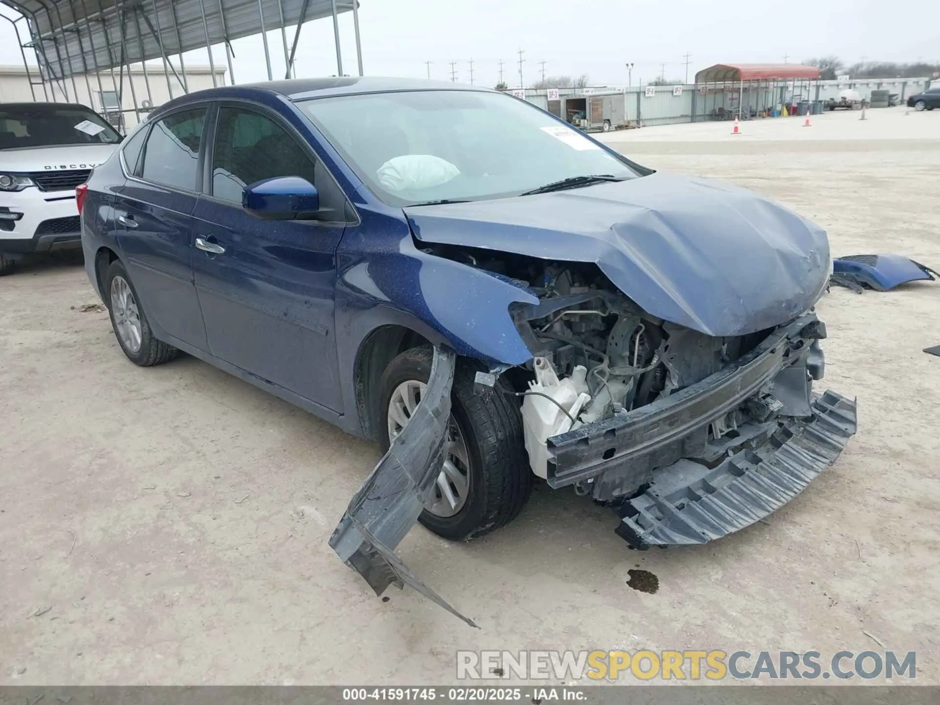 1 Photograph of a damaged car 3N1AB7AP0KY389382 NISSAN SENTRA 2019