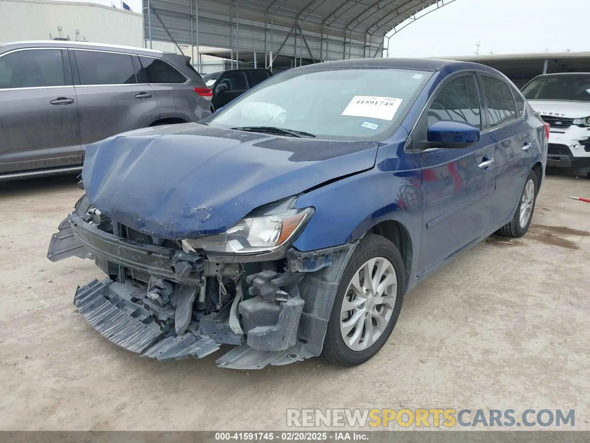 2 Photograph of a damaged car 3N1AB7AP0KY389382 NISSAN SENTRA 2019