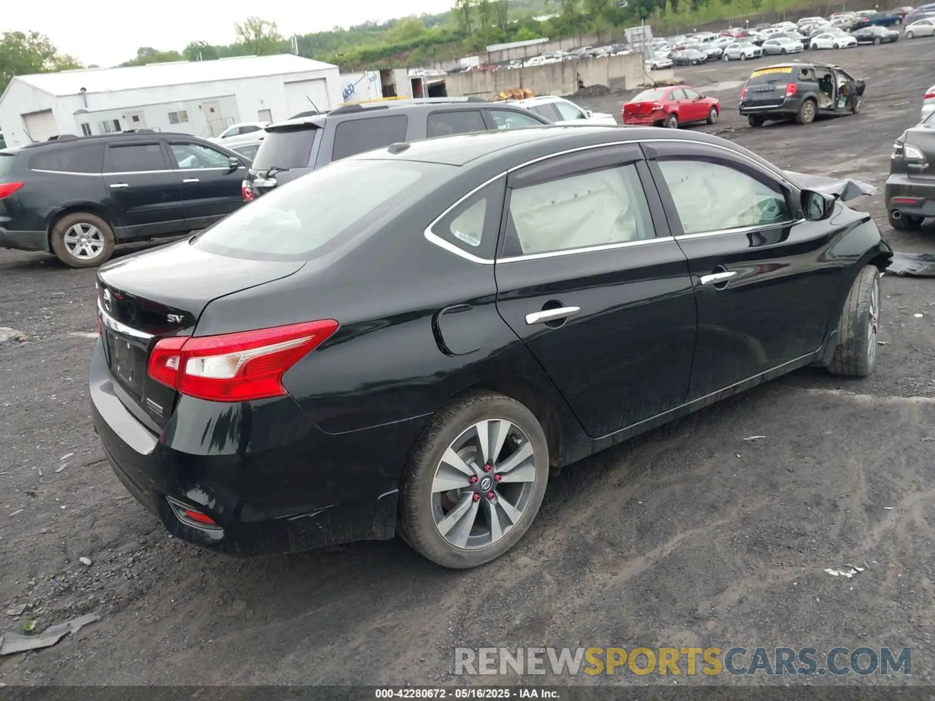4 Photograph of a damaged car 3N1AB7AP0KY393965 NISSAN SENTRA 2019