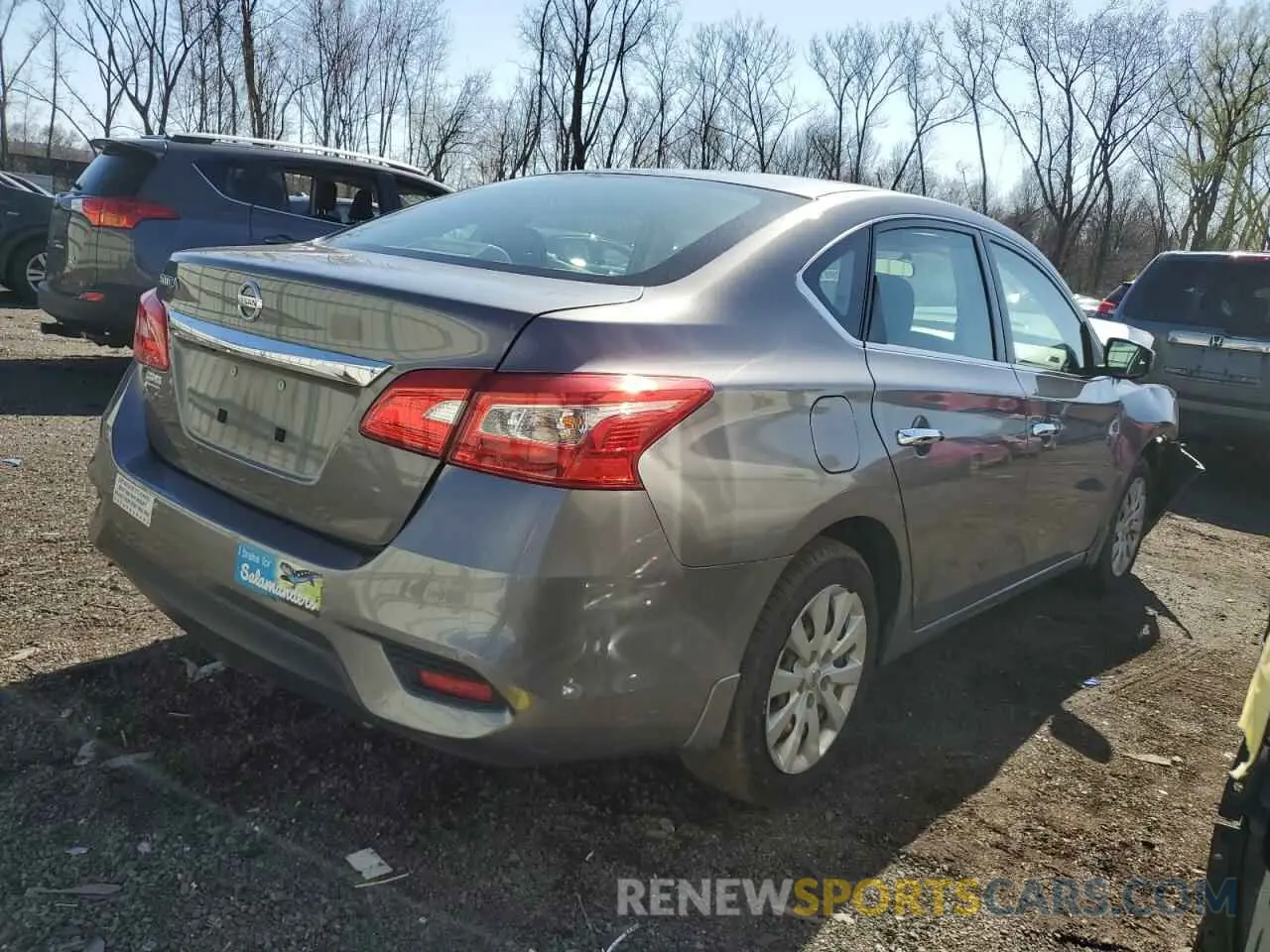 3 Photograph of a damaged car 3N1AB7AP0KY394243 NISSAN SENTRA 2019