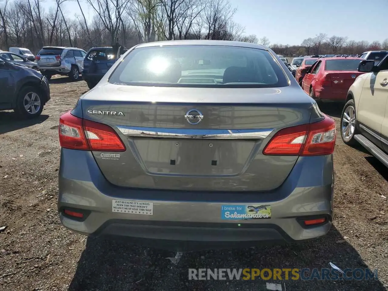 6 Photograph of a damaged car 3N1AB7AP0KY394243 NISSAN SENTRA 2019