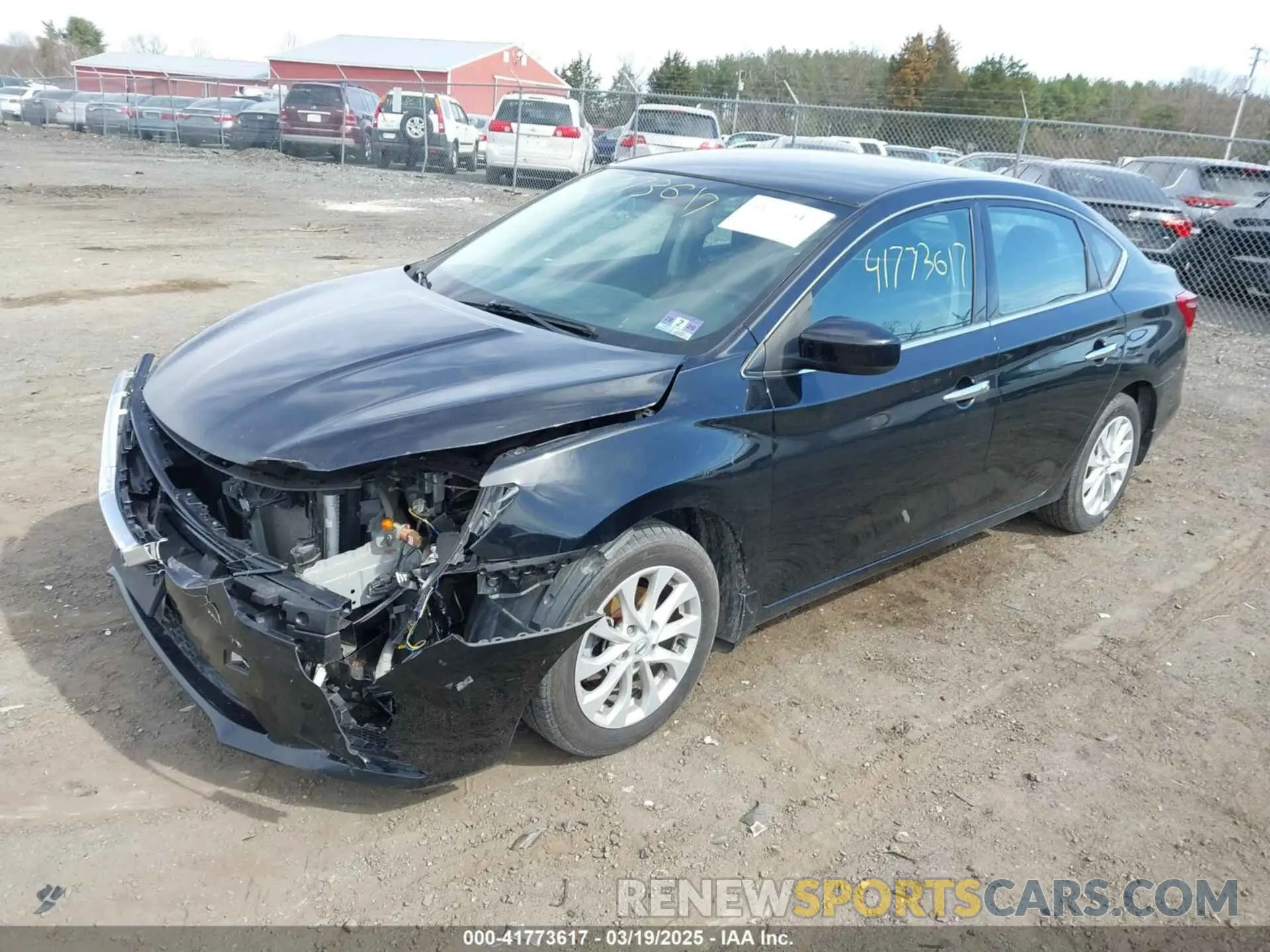 2 Photograph of a damaged car 3N1AB7AP0KY409730 NISSAN SENTRA 2019