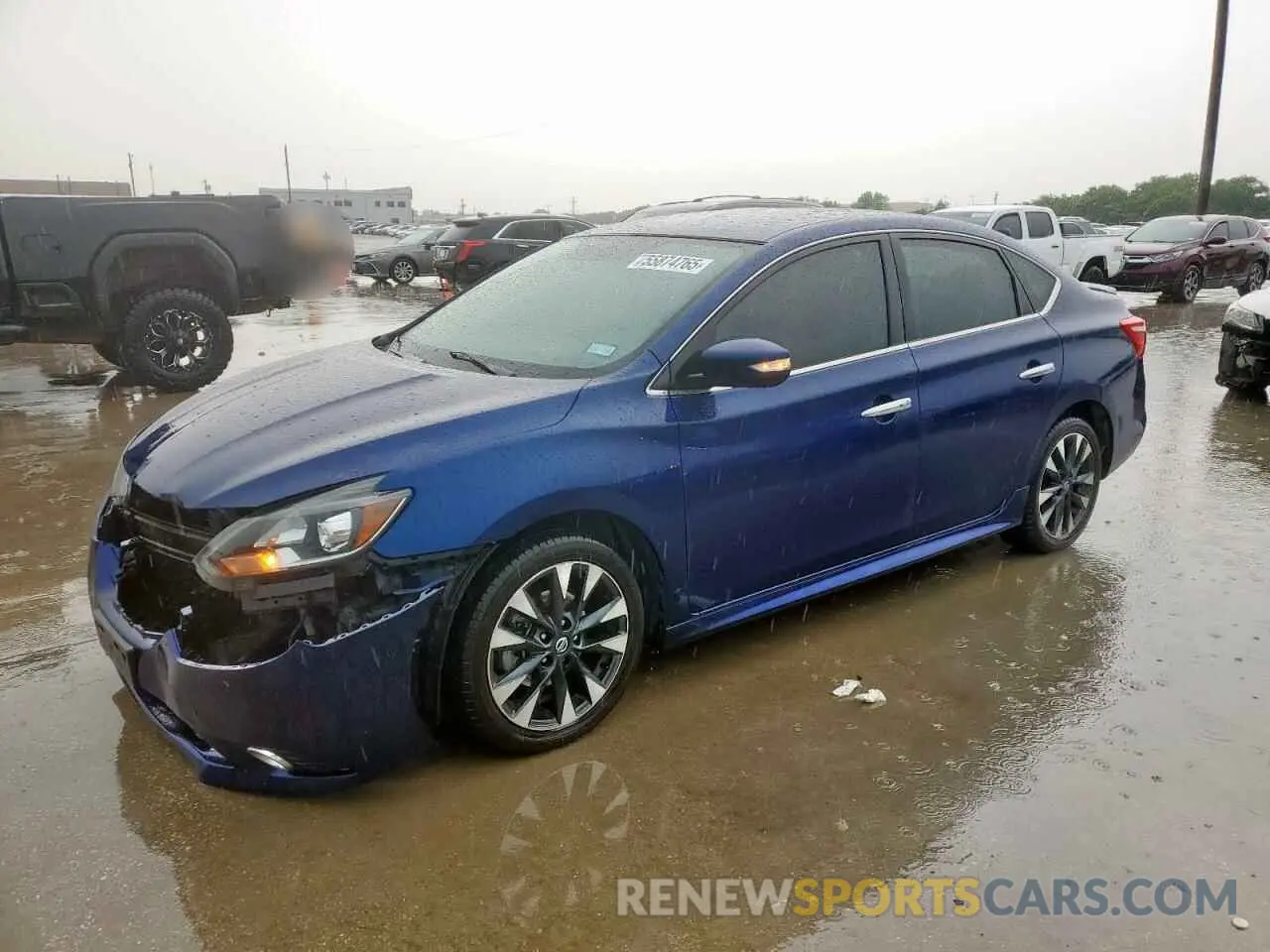 1 Photograph of a damaged car 3N1AB7AP0KY414930 NISSAN SENTRA 2019
