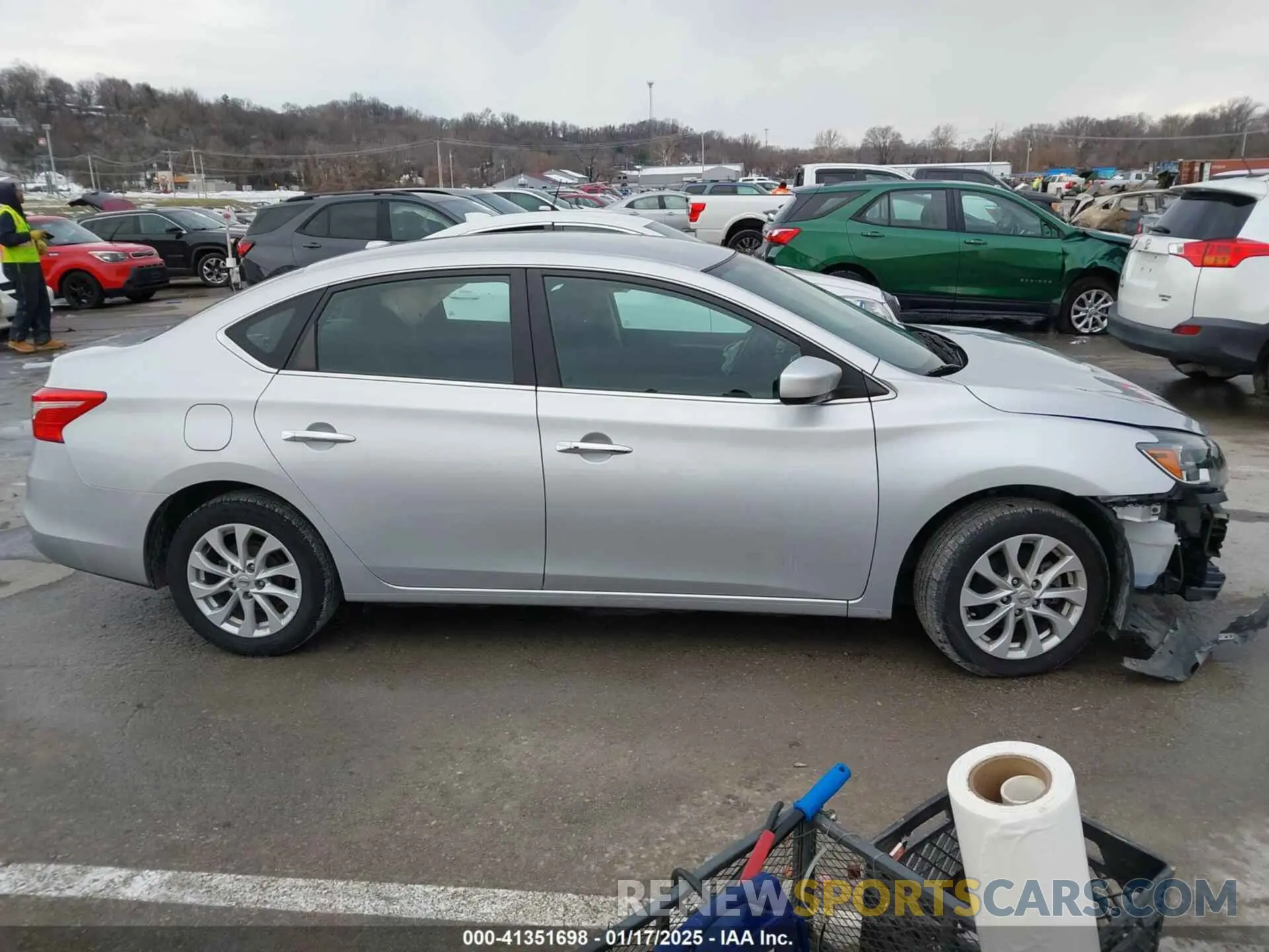 14 Photograph of a damaged car 3N1AB7AP0KY417875 NISSAN SENTRA 2019
