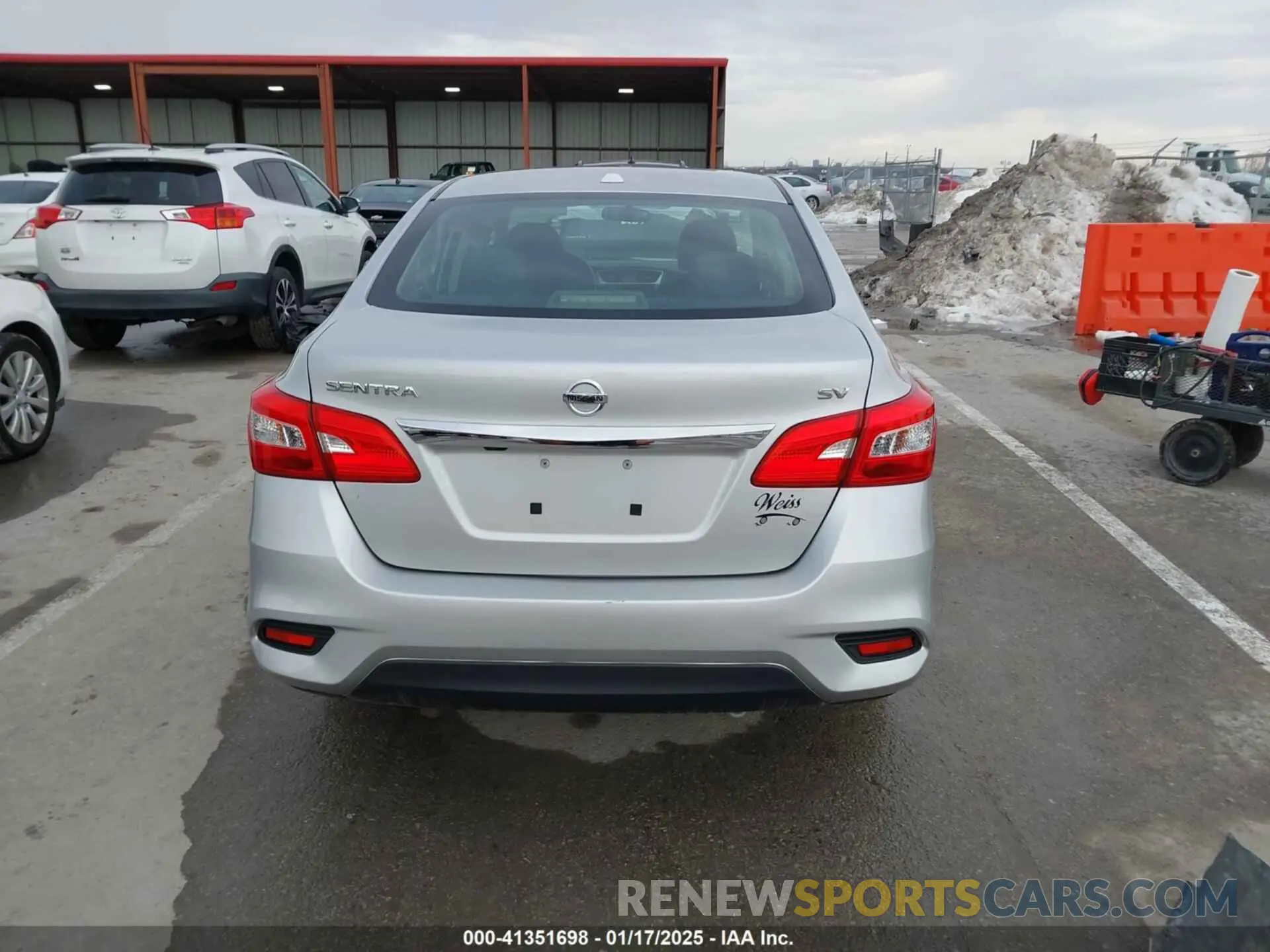 17 Photograph of a damaged car 3N1AB7AP0KY417875 NISSAN SENTRA 2019