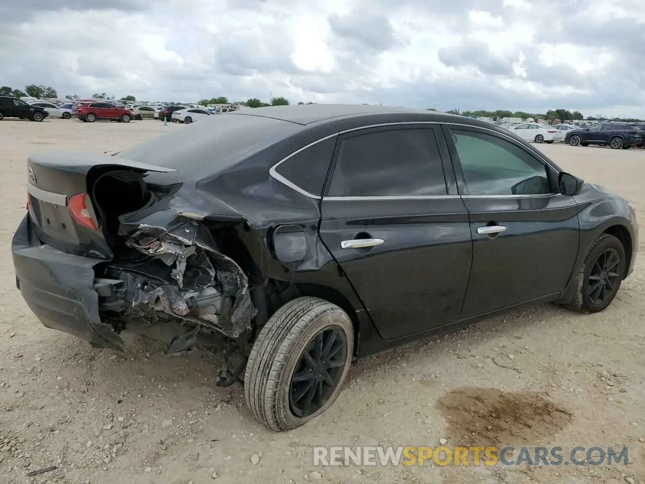 3 Photograph of a damaged car 3N1AB7AP0KY422946 NISSAN SENTRA 2019