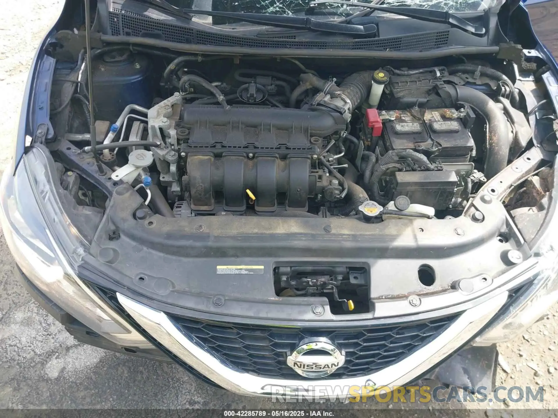 10 Фотография поврежденного автомобиля 3N1AB7AP0KY431422 NISSAN SENTRA 2019