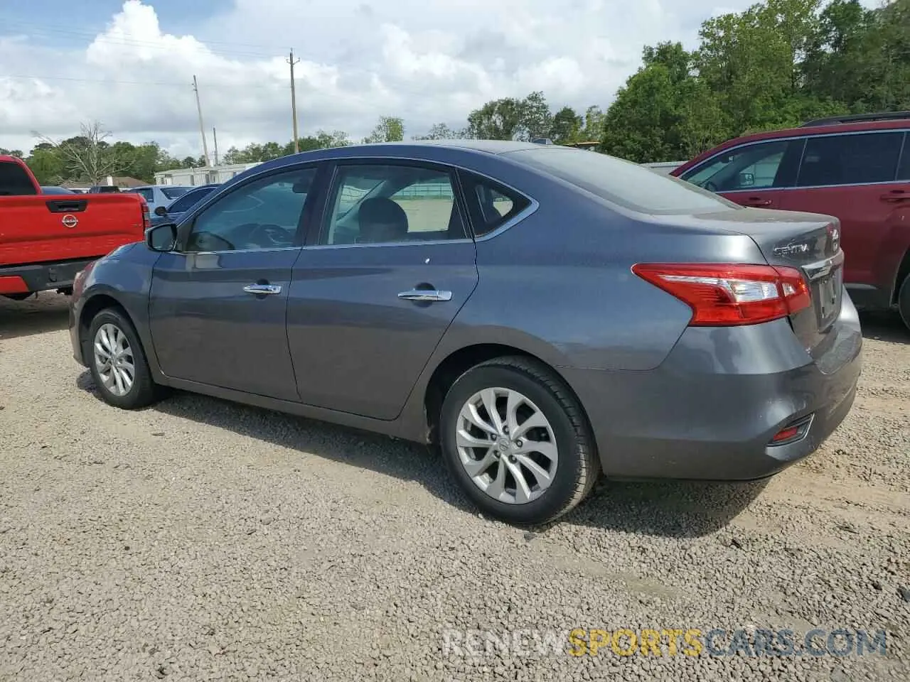 2 Photograph of a damaged car 3N1AB7AP0KY435969 NISSAN SENTRA 2019
