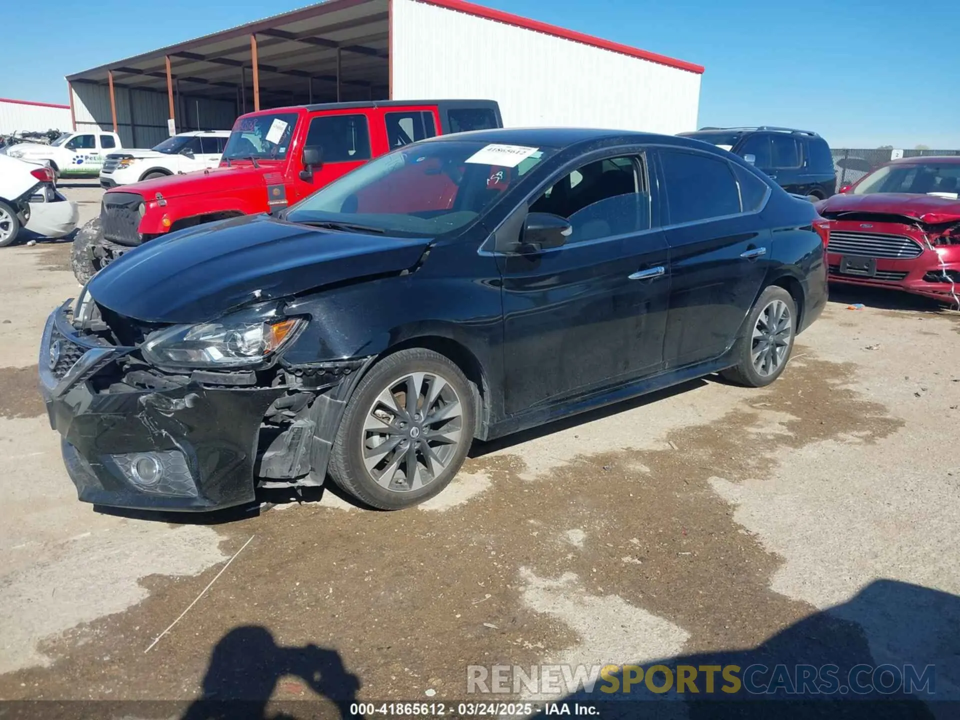 2 Photograph of a damaged car 3N1AB7AP0KY436703 NISSAN SENTRA 2019