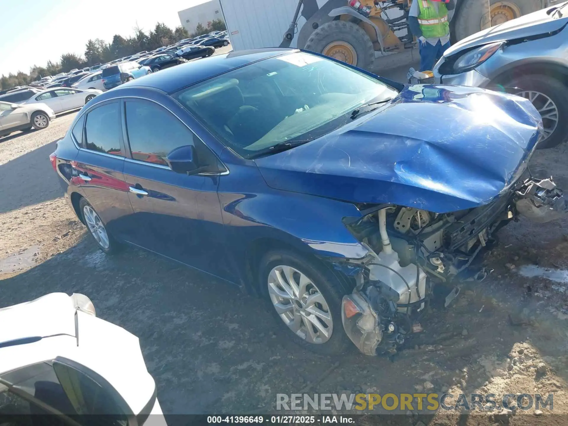 1 Photograph of a damaged car 3N1AB7AP0KY444980 NISSAN SENTRA 2019