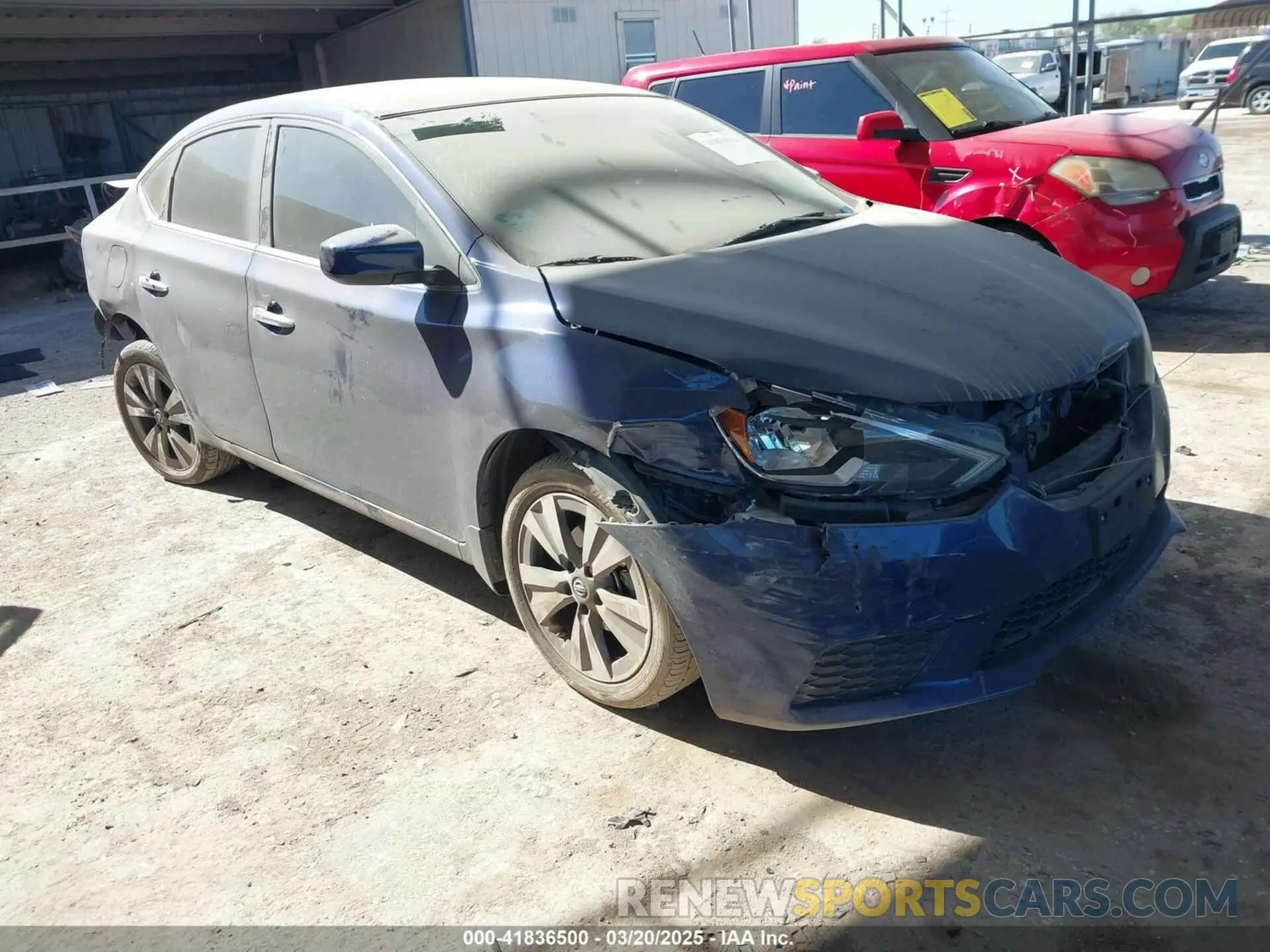 1 Фотография поврежденного автомобиля 3N1AB7AP0KY447541 NISSAN SENTRA 2019