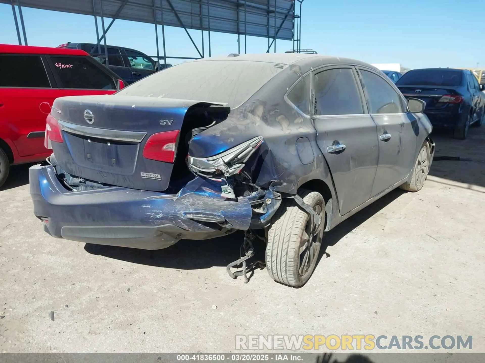 4 Фотография поврежденного автомобиля 3N1AB7AP0KY447541 NISSAN SENTRA 2019