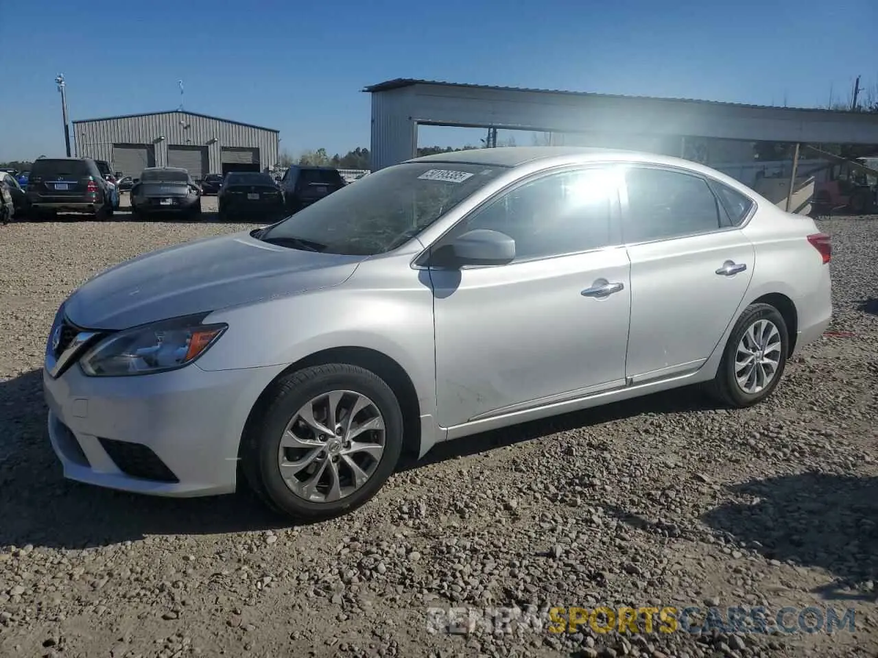 1 Photograph of a damaged car 3N1AB7AP1KL606564 NISSAN SENTRA 2019