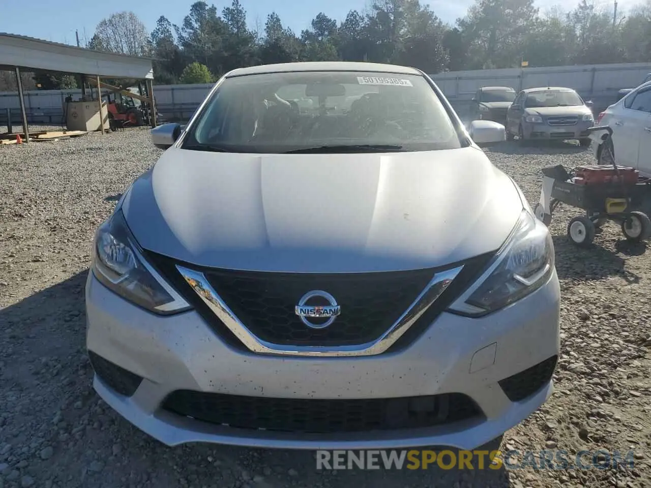 5 Photograph of a damaged car 3N1AB7AP1KL606564 NISSAN SENTRA 2019