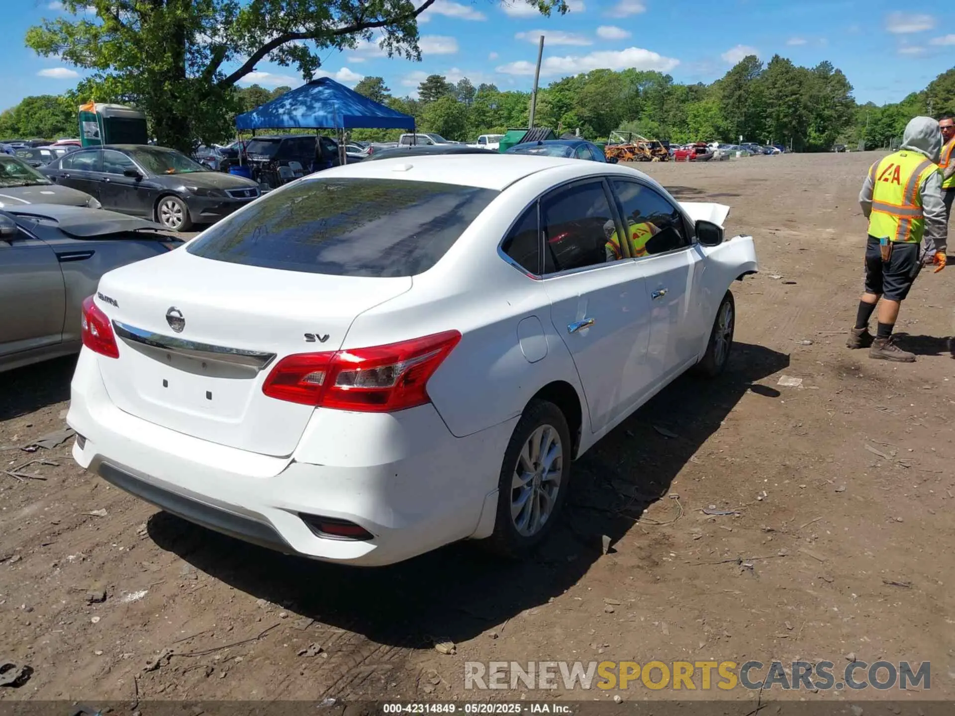 4 Photograph of a damaged car 3N1AB7AP1KY214607 NISSAN SENTRA 2019