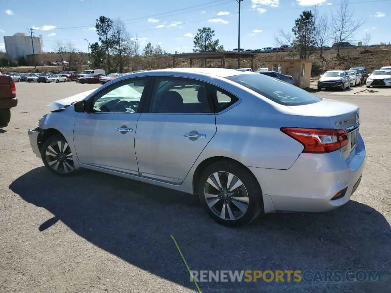 2 Photograph of a damaged car 3N1AB7AP1KY235201 NISSAN SENTRA 2019