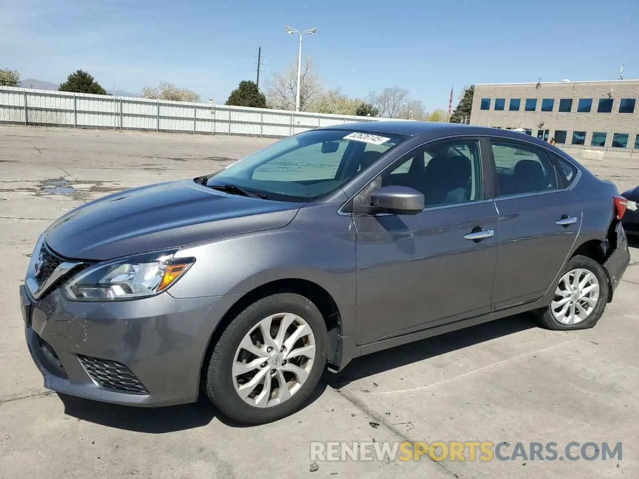 1 Photograph of a damaged car 3N1AB7AP1KY299710 NISSAN SENTRA 2019