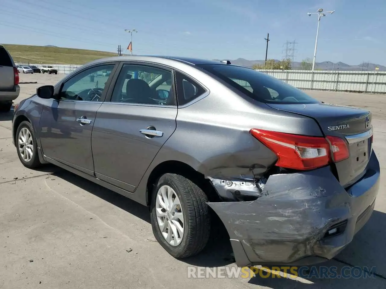 2 Photograph of a damaged car 3N1AB7AP1KY299710 NISSAN SENTRA 2019