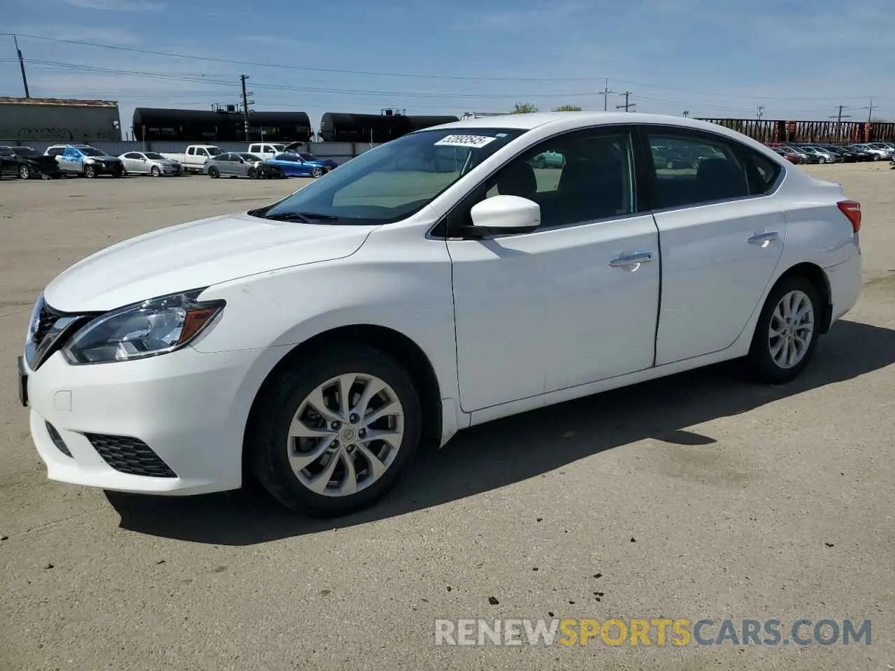 1 Photograph of a damaged car 3N1AB7AP1KY325366 NISSAN SENTRA 2019