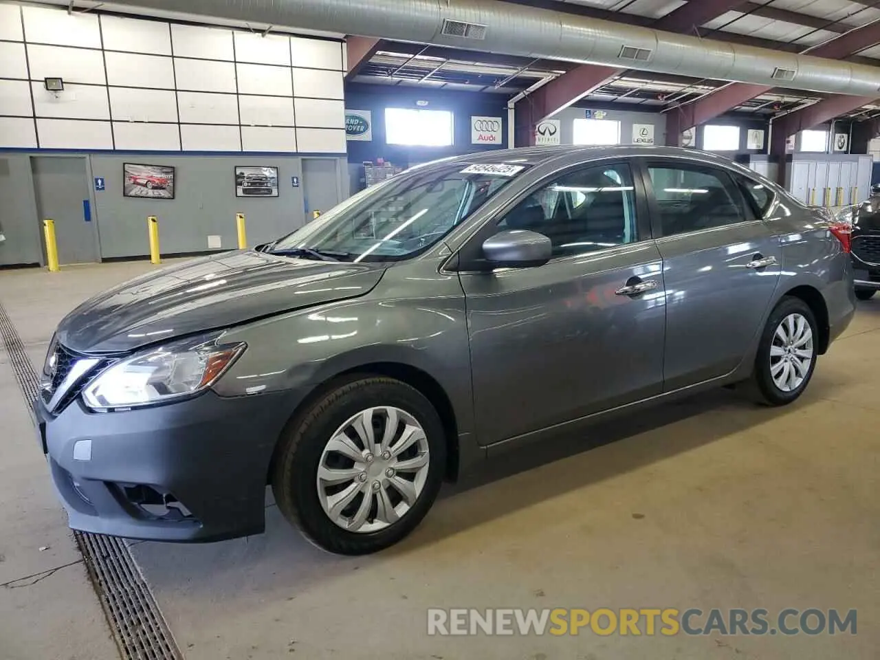 1 Photograph of a damaged car 3N1AB7AP1KY337162 NISSAN SENTRA 2019