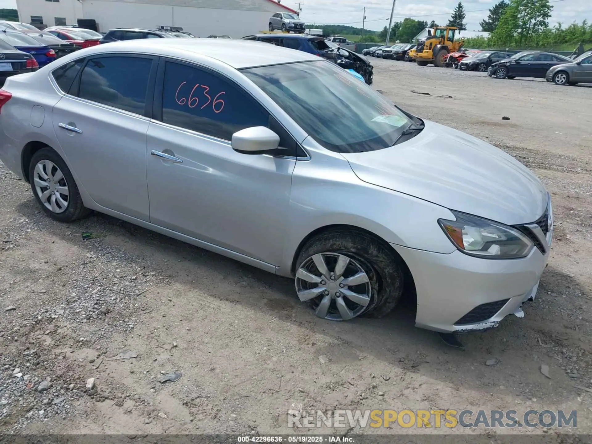 1 Photograph of a damaged car 3N1AB7AP1KY351529 NISSAN SENTRA 2019