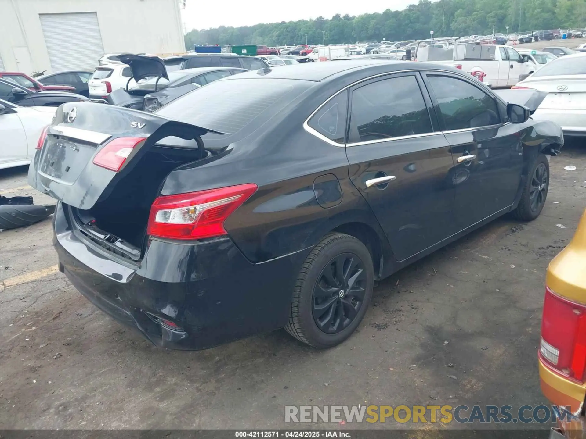 4 Фотография поврежденного автомобиля 3N1AB7AP1KY352664 NISSAN SENTRA 2019