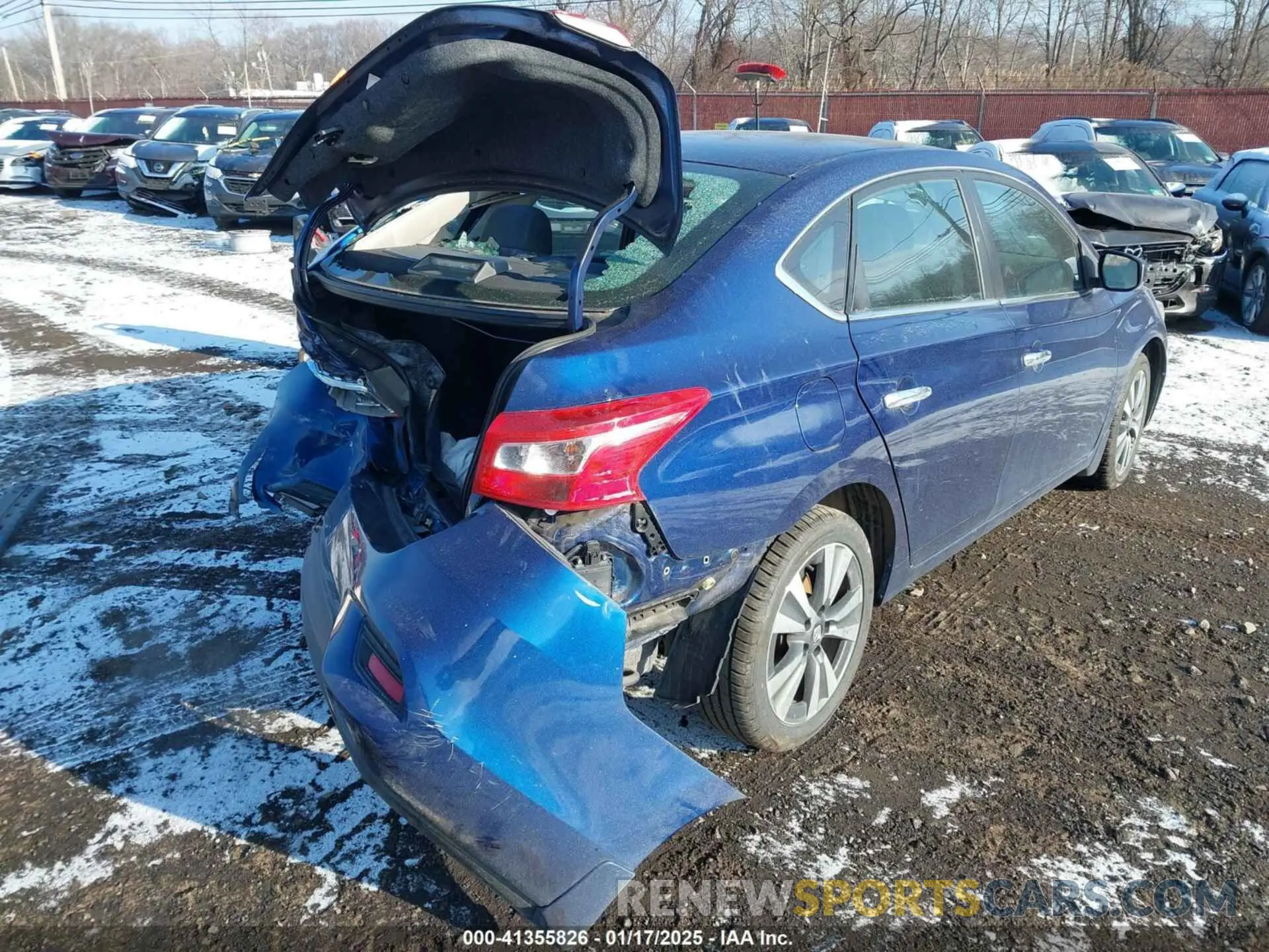 4 Photograph of a damaged car 3N1AB7AP1KY369075 NISSAN SENTRA 2019
