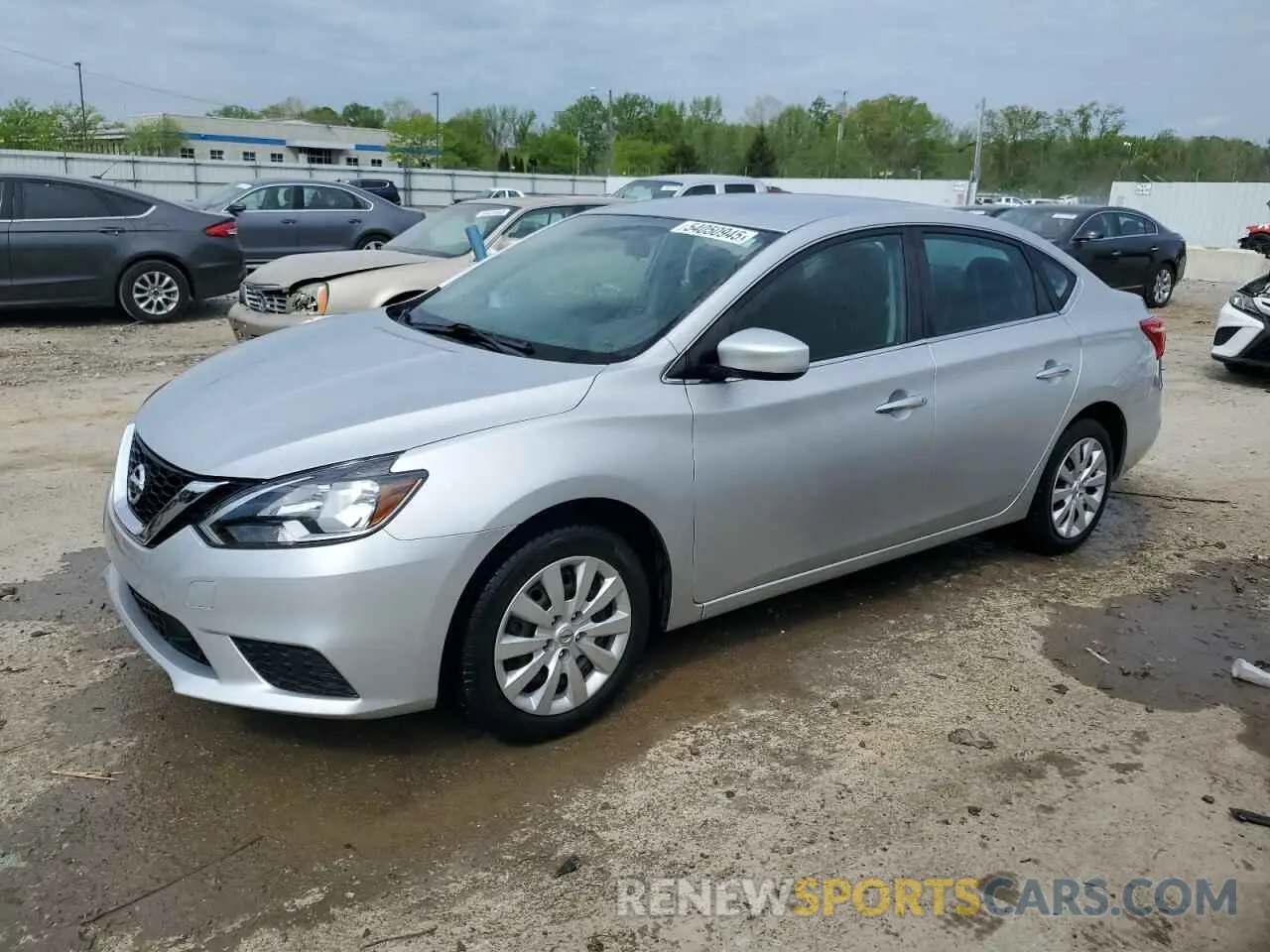 1 Photograph of a damaged car 3N1AB7AP1KY373319 NISSAN SENTRA 2019